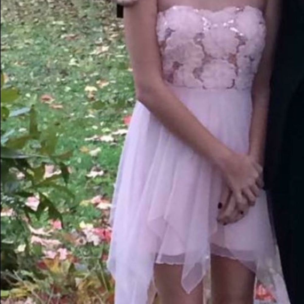 Peach dress